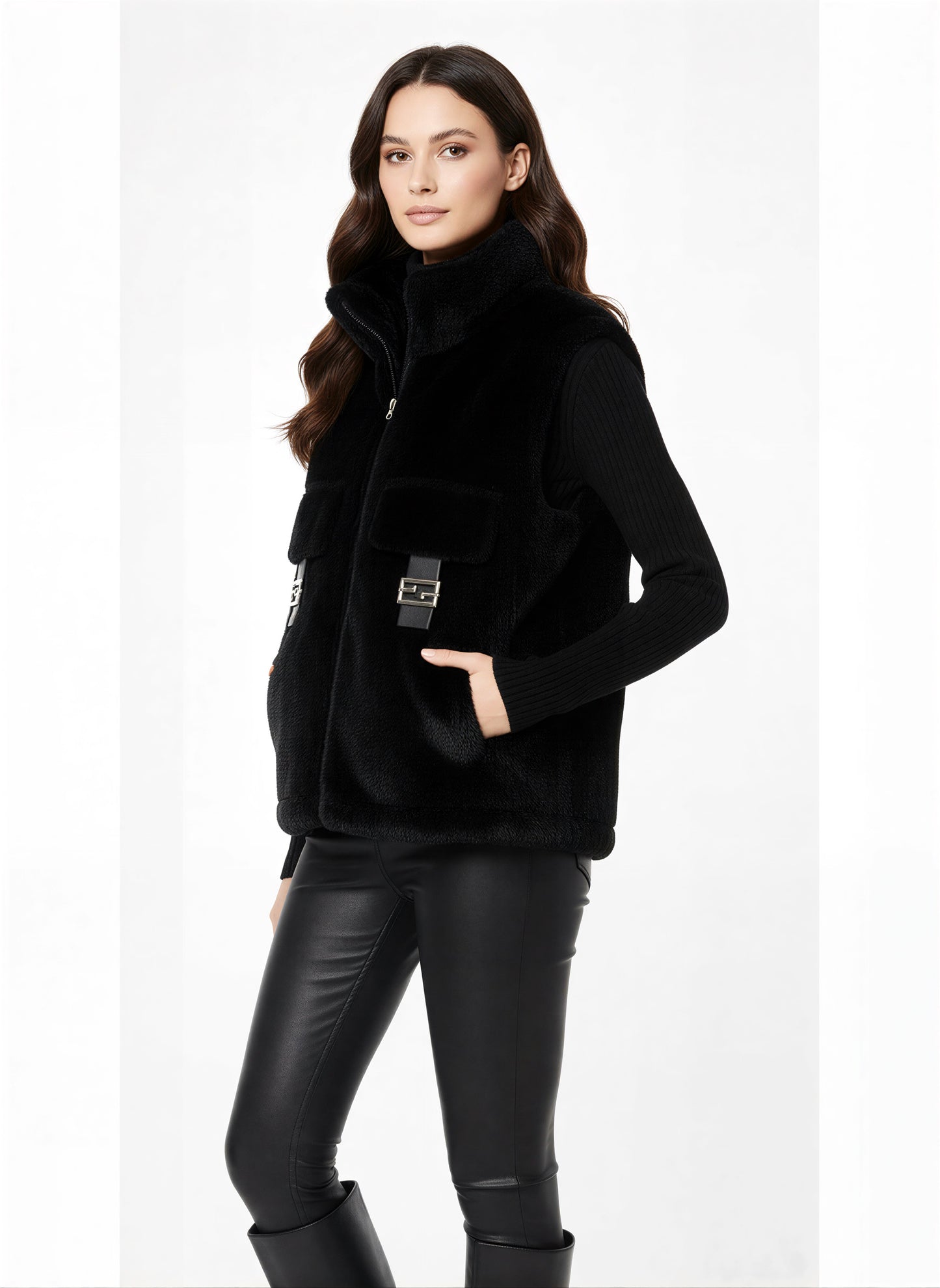 Winterline Noir Vest