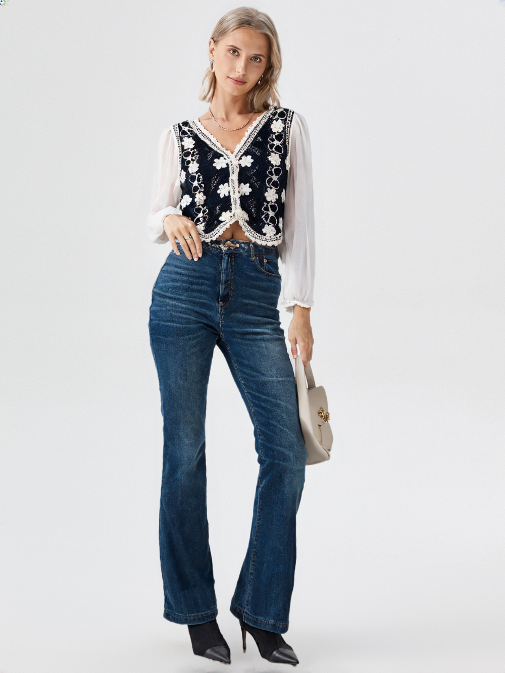 Bow Tie Crochet Top