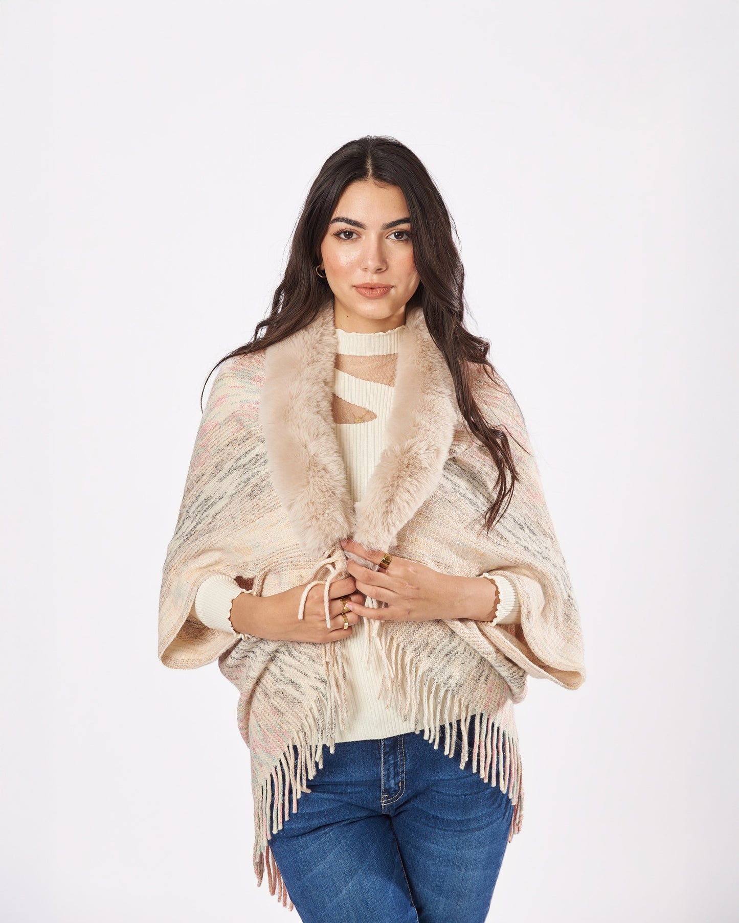 The Cozy Fur Shawl