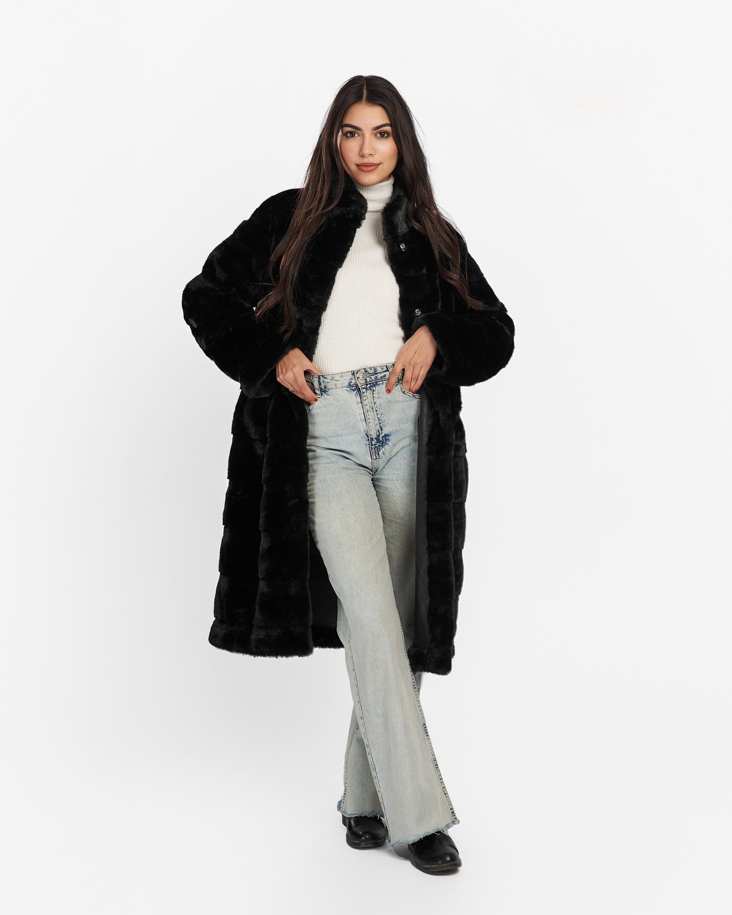 The Luxe Grid Coat