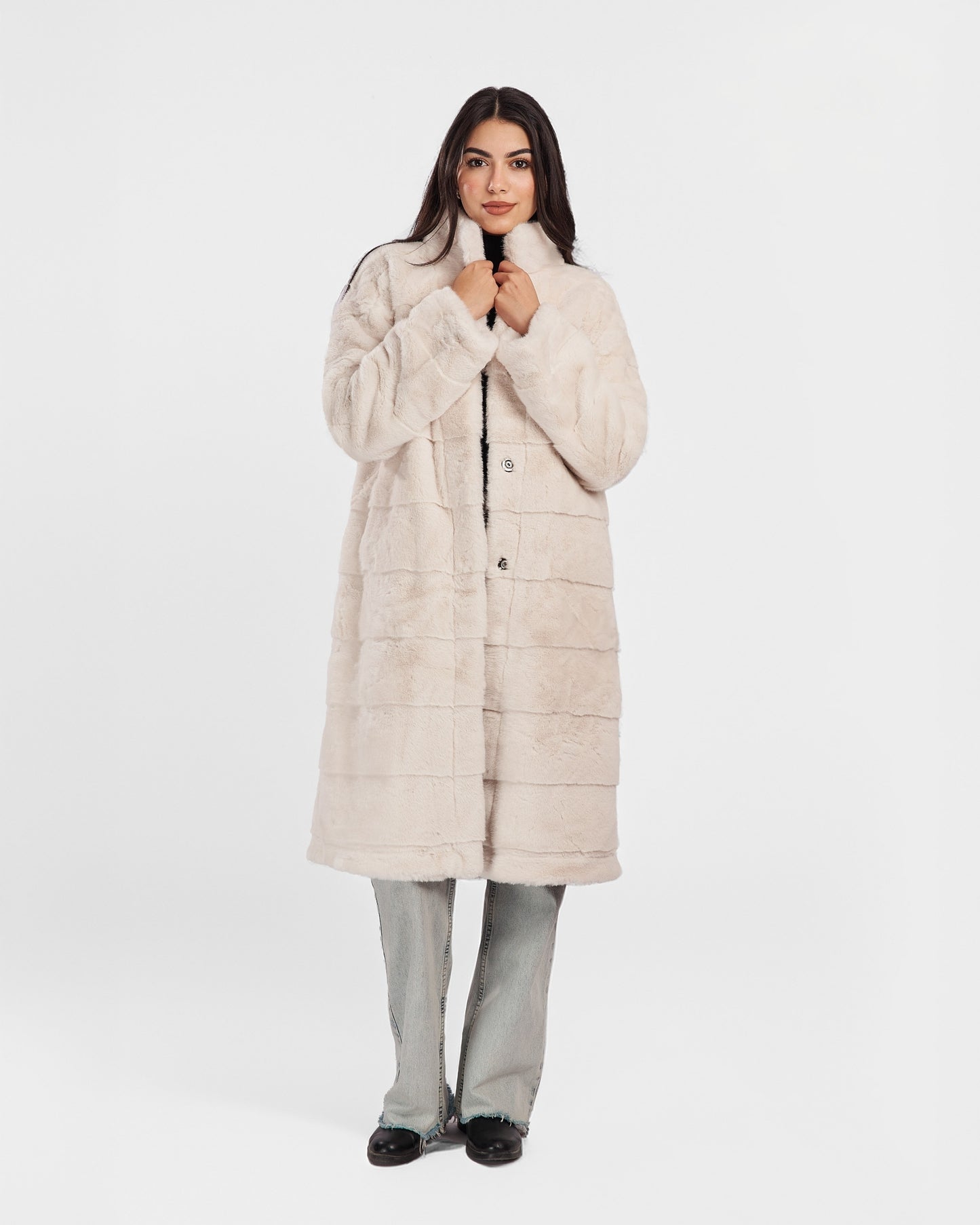 The Luxe Grid Coat
