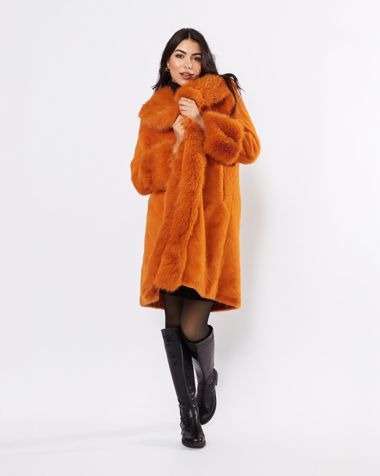 Plush Elegance Fur Coat