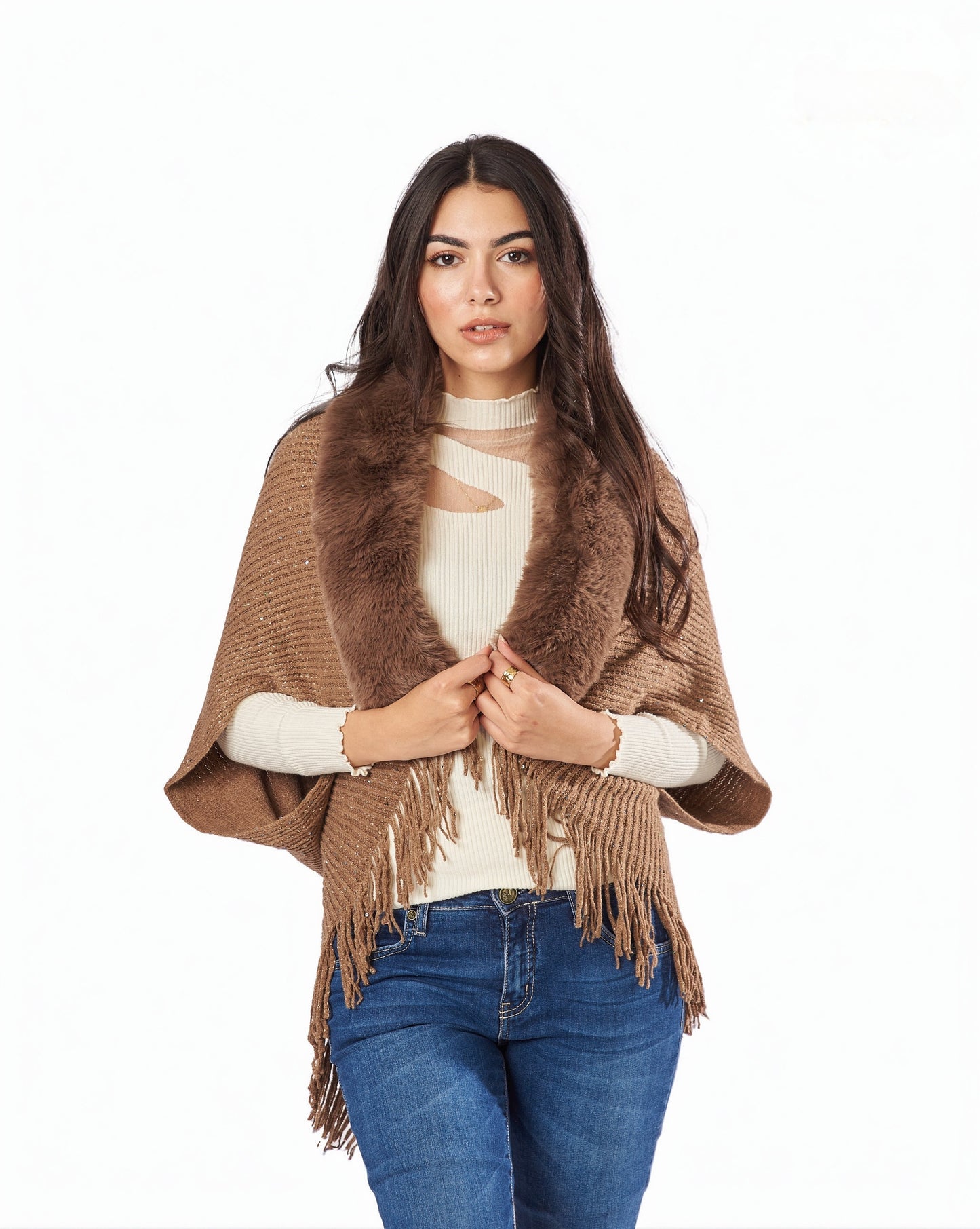 The Cozy Fur Shawl