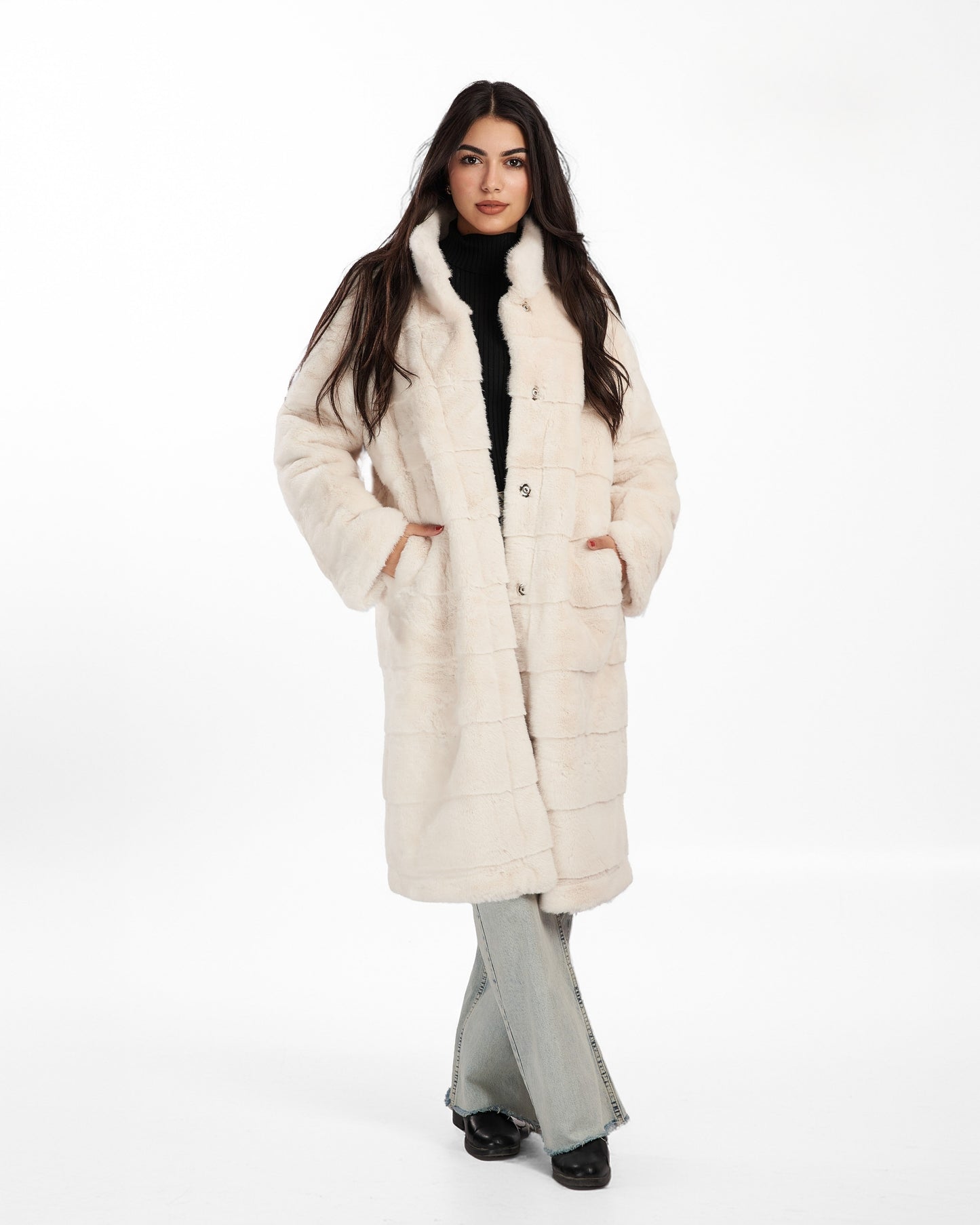 The Luxe Grid Coat