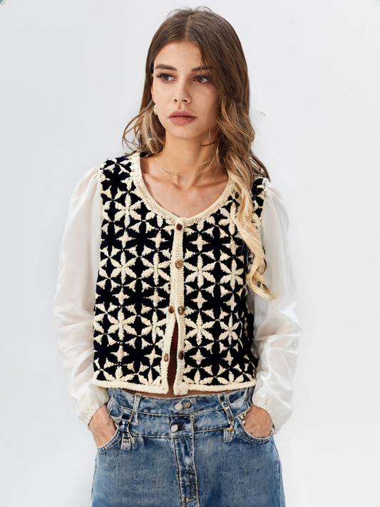 Star Crochet Vest