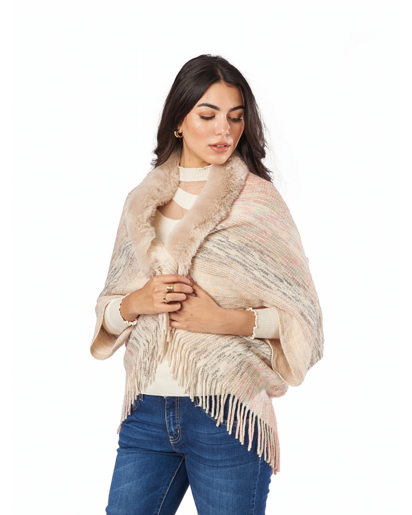 The Cozy Fur Shawl
