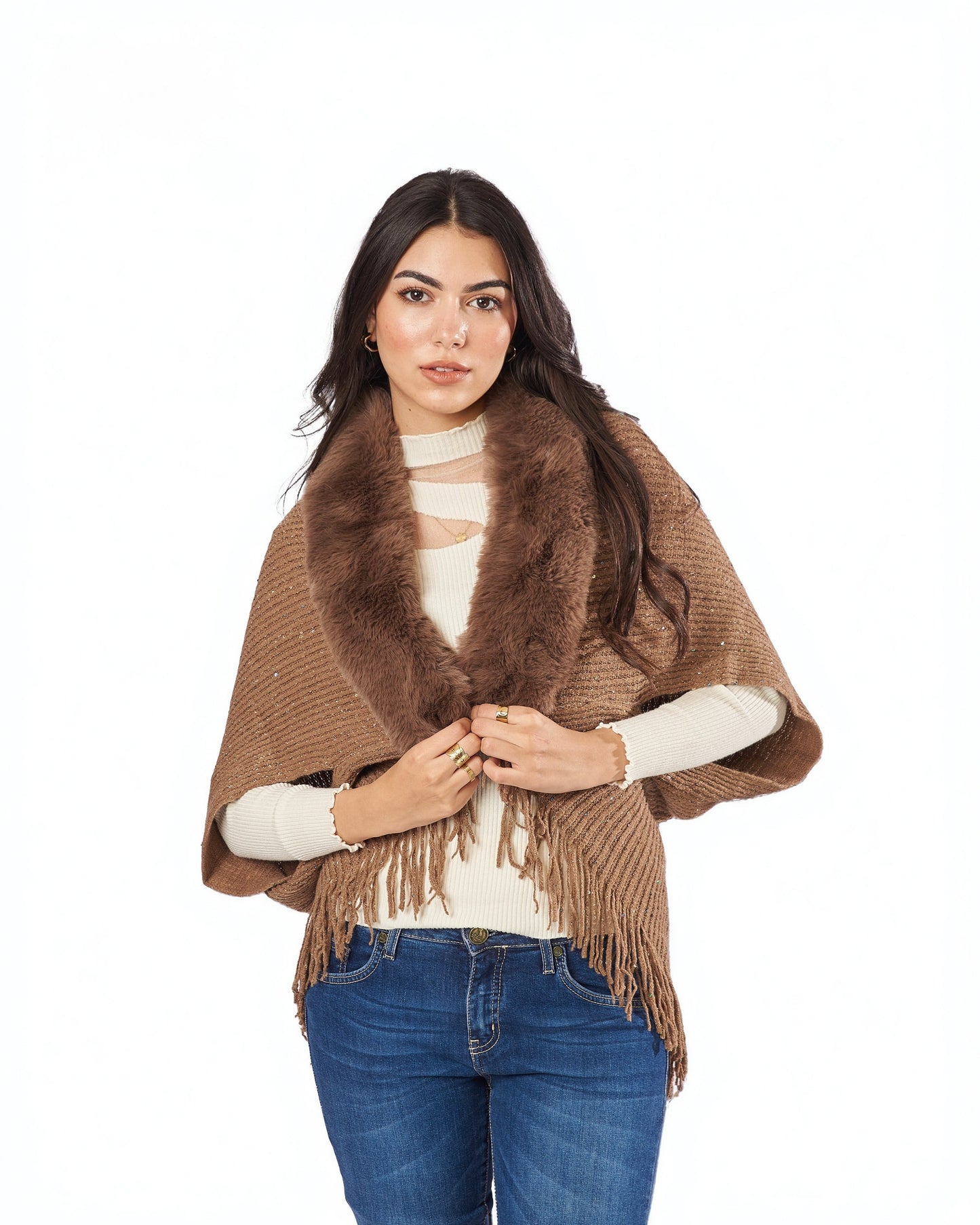 The Cozy Fur Shawl