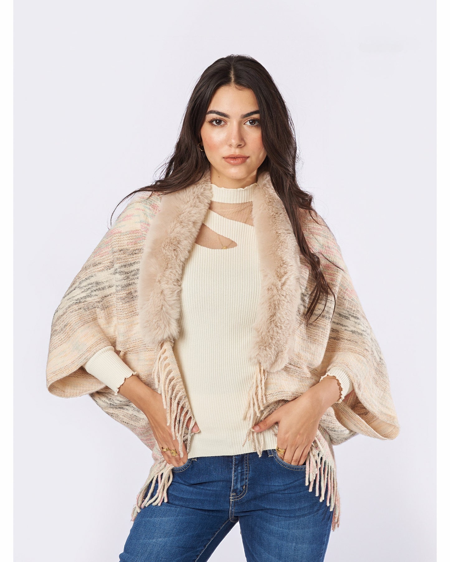 The Cozy Fur Shawl