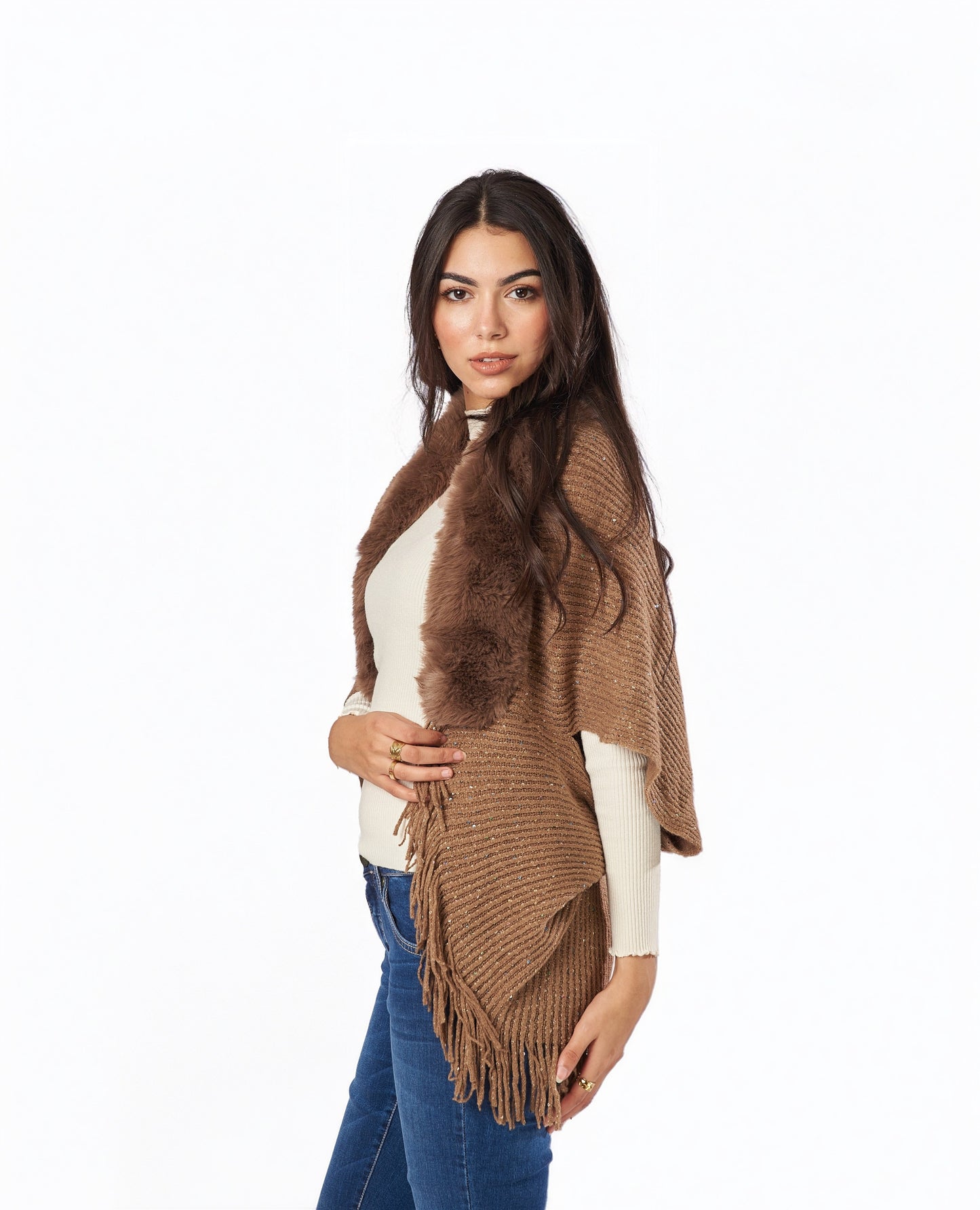 The Cozy Fur Shawl
