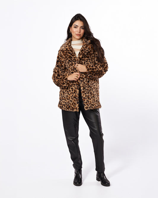Leopard Fur Jacket