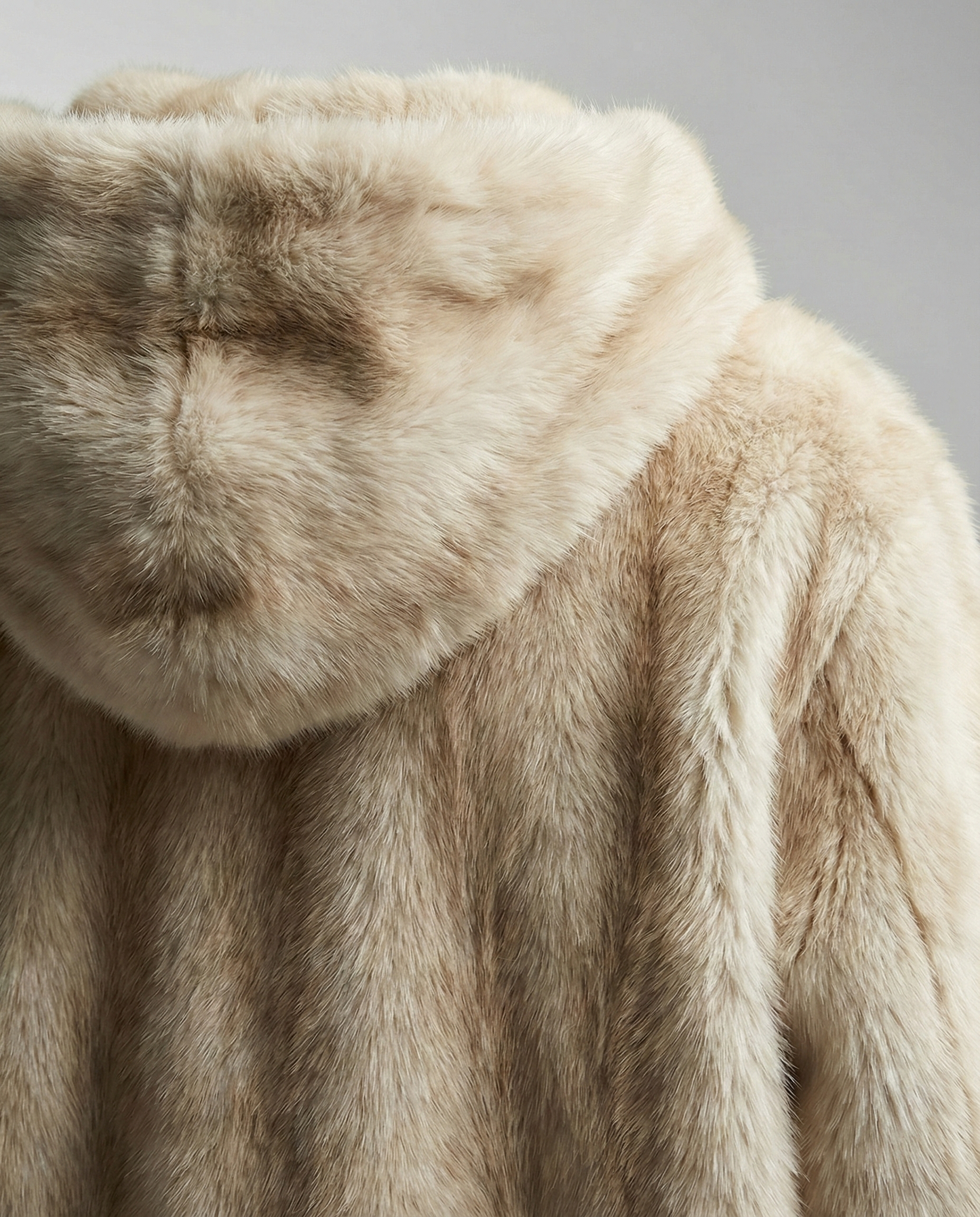 Ivora Hooded Fur Jacket