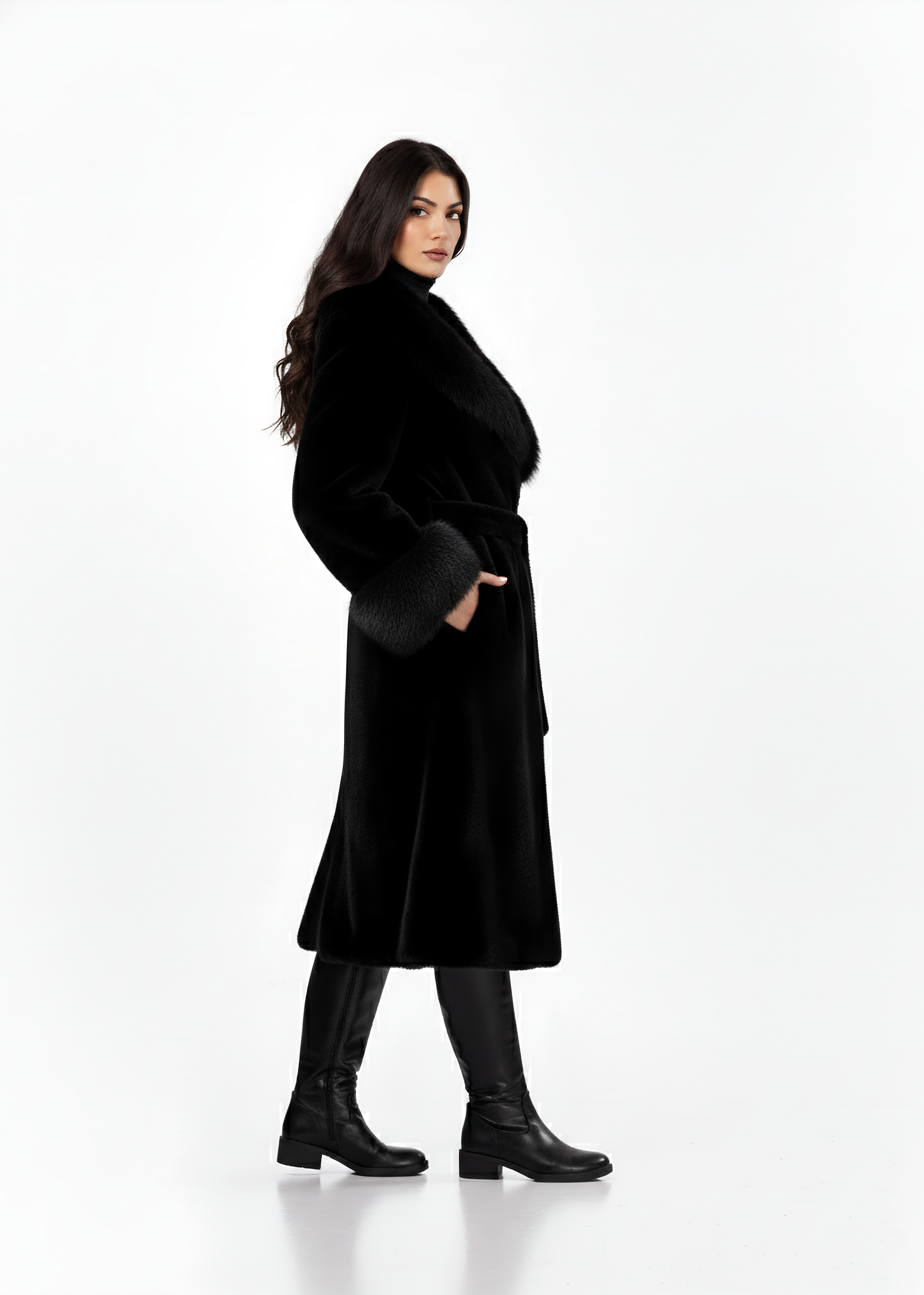 Celeste Noir Coat