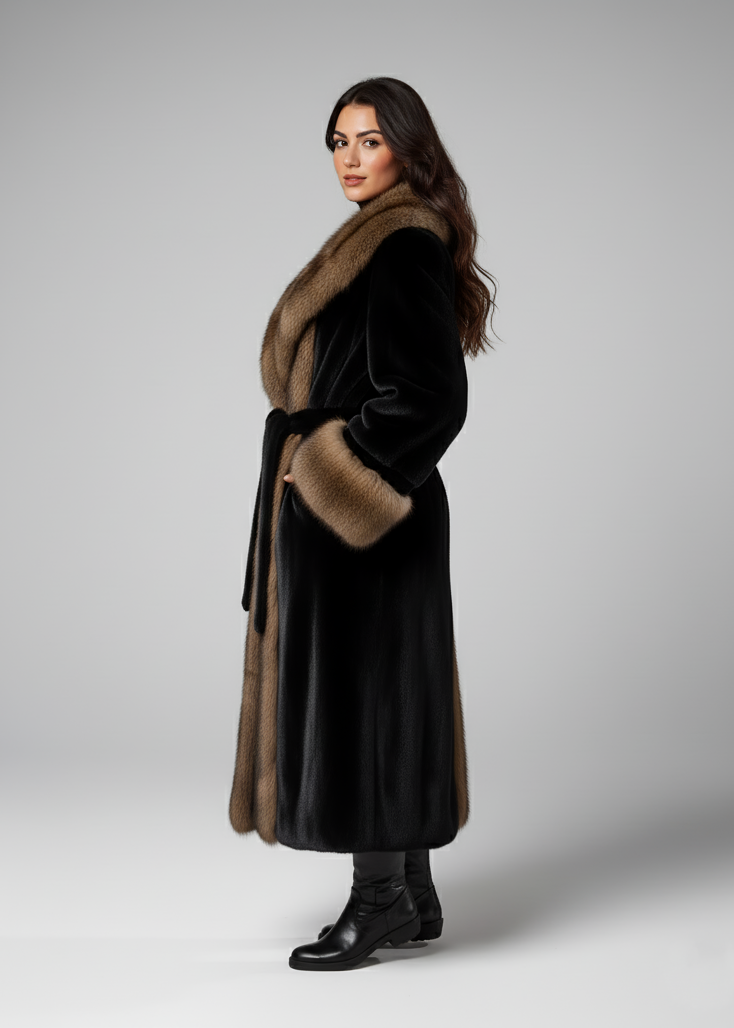 Adriana Onyx Coat